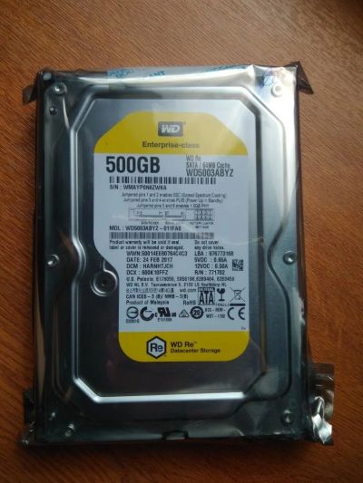 Лот: 9788936. Фото: 1. Новый! 500Gb Быстрый и надежный... Жёсткие диски (HDD)