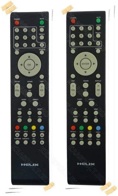 Лот: 15907483. Фото: 1. Пульт HELIX HTV-1910L, HTV-2210L... Пульты ДУ