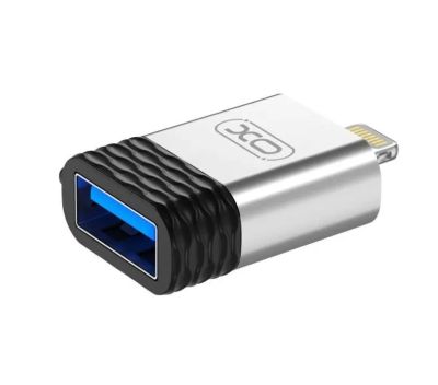 Лот: 21009777. Фото: 1. Адаптер XO NB186 OTG (Lightning-USB... Дата-кабели, переходники