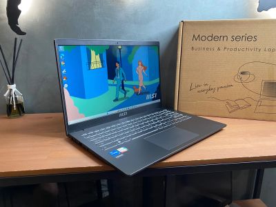 Лот: 20768391. Фото: 1. MSI Modern 15,6"IPS/i5-1235U/256... Ноутбуки