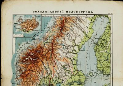 Лот: 10191293. Фото: 1. Карта из дореволюционного атласа... Военная техника, документация