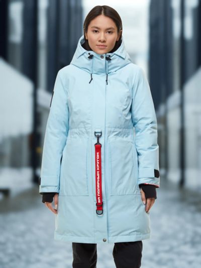 Лот: 22453316. Фото: 1. Пуховик женский Bask Kheta, Голубой. Другое (спортивная одежда)