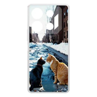 Лот: 25134686. Фото: 1. Чехол Krutoff Clear Case "Мартовские... Чехлы, бамперы