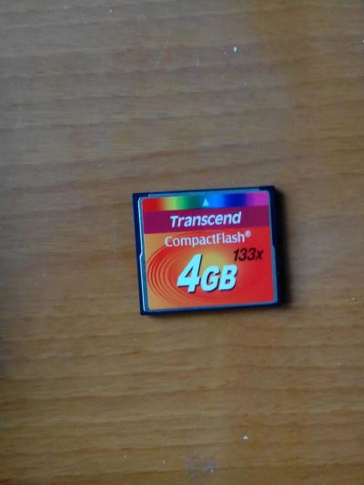 Лот: 5170620. Фото: 1. Карта памяти Compact Flash 4 Gb... Карты памяти