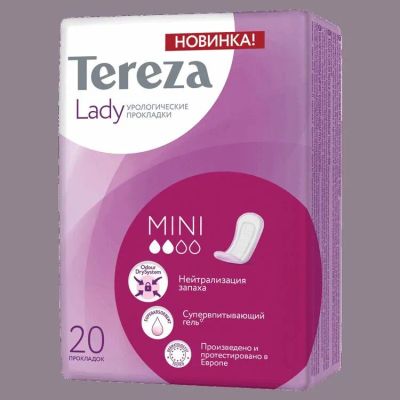 Лот: 23722831. Фото: 1. Tereza Lady Mini Прокладки урологические... Лекарства