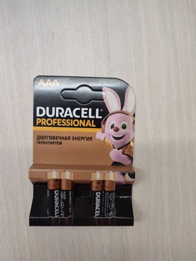 Лот: 20518356. Фото: 1. Батарейки Duracell AAA мизинчиковые... Батарейки, аккумуляторы, элементы питания