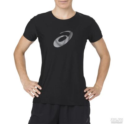 Лот: 12641884. Фото: 1. Футболка ASICS GRAPHIC SS TOP... Топы, майки
