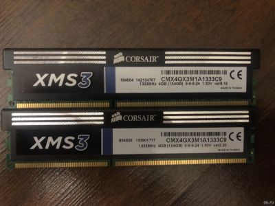 Лот: 16559026. Фото: 1. Оперативная память Corsair DDR3... Оперативная память