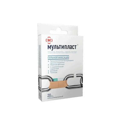 Лот: 24352739. Фото: 1. Мультипласт Лейкопластырь бактерицидный... Лекарства