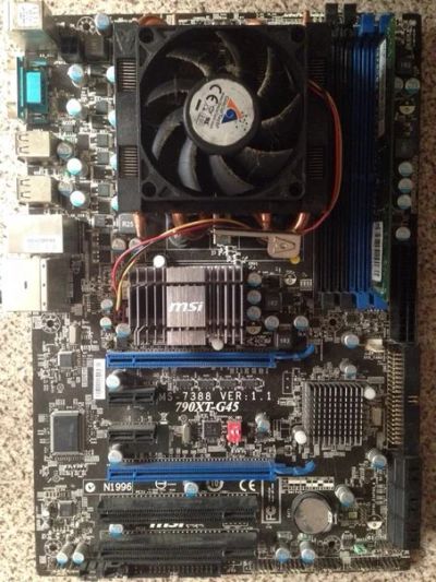 Лот: 5297282. Фото: 1. MSI MS-7388 790XT-G45,+ Phenom... Материнские платы