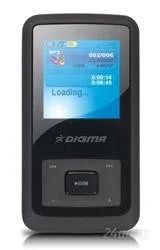Лот: 121867. Фото: 1. Mp3 плейер Digma MP719 2Гб. Плееры