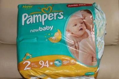 Лот: 3308385. Фото: 1. Подгузники Pampers new baby 3-6... Детская гигиена