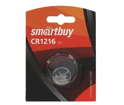 Лот: 19939209. Фото: 1. Батарейки CR1216 Smartbuy. Батарейки, аккумуляторы, элементы питания