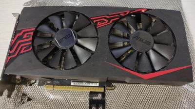 Лот: 24907798. Фото: 1. Видеокарта ASUS RX 470 8Gb, неисправна. Видеокарты