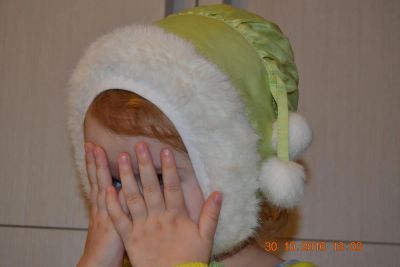 Лот: 8468738. Фото: 1. Шапка малышке. Головные уборы