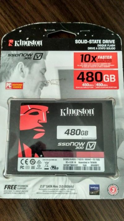 Лот: 10107425. Фото: 1. Kingston V300 480Gb. SSD-накопители