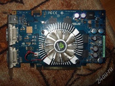 Лот: 163234. Фото: 1. ASUS 7600gt 256mb неисправна. Видеокарты