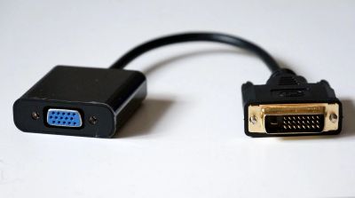 Лот: 23233374. Фото: 1. Переходник DVI - VGA, 0.15 м. Шлейфы, кабели, переходники