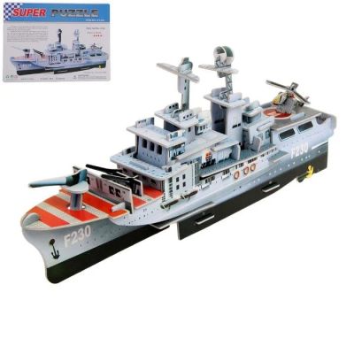 Лот: 15570134. Фото: 1. Конструктор 3D «Корабль», 55 деталей. Конструкторы