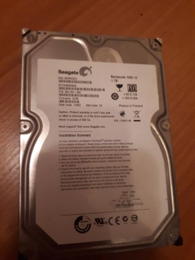 Лот: 11644406. Фото: 1. Жесткий диск seagate st31000528as. Жёсткие диски (HDD)