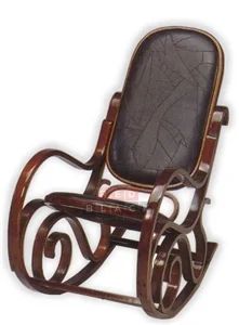 Лот: 3484443. Фото: 1. Кресло-качалка RC-8001-L (кож... Кресла, пуфы
