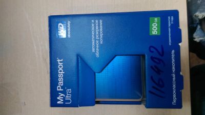 Лот: 7816259. Фото: 1. WD MyPassport 500GB. Внешние жесткие диски