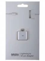 Лот: 3938994. Фото: 1. Переходник Ginzzu для Apple Белый... Дата-кабели, переходники
