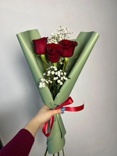 Лот: 25128587. Фото: 1. 1. Букет-комплимент быстрые торги. Свежие цветы