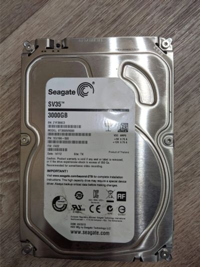 Лот: 17849649. Фото: 1. Жесткий диск Seagate SV35 3TB... Жёсткие диски (HDD)