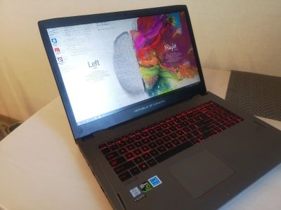 Лот: 16514652. Фото: 1. Asus g702vs i7-7700hq/17.3 IPS... Ноутбуки