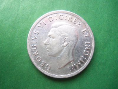 Лот: 18600511. Фото: 1. Канада 1 доллар 1939 г., серебро... Америка