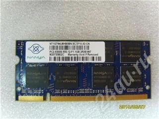 Лот: 388781. Фото: 1. SO-DIMM DDR II 1Gb. Другое (комплектующие)