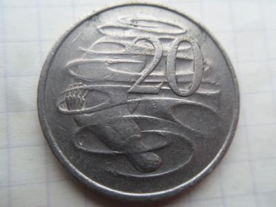 Лот: 21219251. Фото: 1. Австралия 20 центов 1981. Австралия и Океания