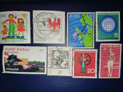 Лот: 25064738. Фото: 1. Марки иностранные. Набор разных... Марки
