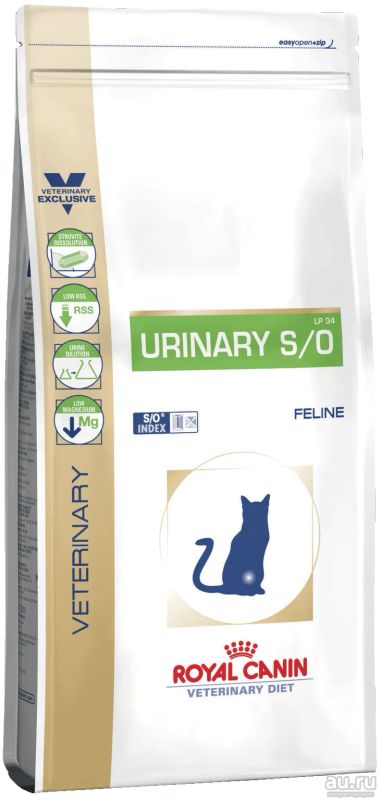 Лот: 15055965. Фото: 1. (Роял Канин) Urinary S/O LP 34... Корма