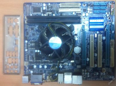 Лот: 6788382. Фото: 1. процессор Intel i3+материнская... Компьютеры в сборе