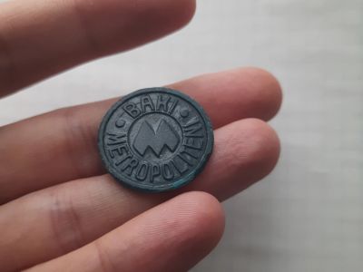 Лот: 19409484. Фото: 1. Жетон метро Баку 1997 Девичья... Сувенирные