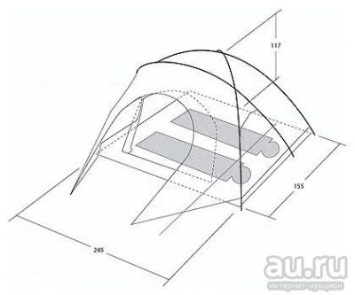 Лот: 13840387. Фото: 1. Палатка Eureka assault outfitter... Палатки, тенты