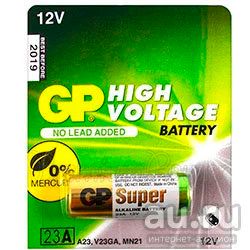Лот: 2130369. Фото: 1. Батарейка 23А, GP alkaline SUPER... Батарейки, аккумуляторы, элементы питания