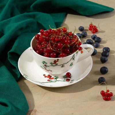 Лот: 24937465. Фото: 1. Чайная пара Zapel Berry 310мл. Кружки, стаканы, бокалы