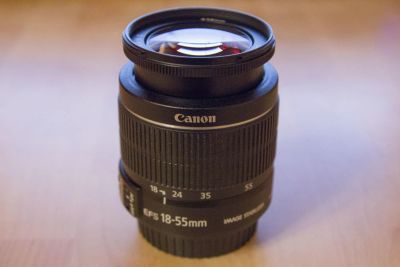 Лот: 5485277. Фото: 1. Canon EF-S 18-55mm f/3.5-5.6 IS... Объективы