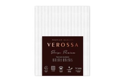 Лот: 25027978. Фото: 1. Простыня на резинке Verossa Stripe... Одеяла, подушки
