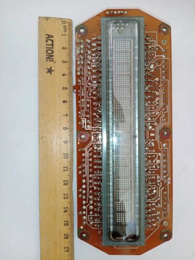 Лот: 25897384. Фото: 1. Плата с индикатором ивл2-16. Печатные платы