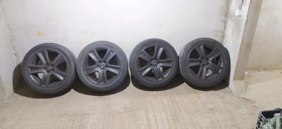 Лот: 20000931. Фото: 1. Колеса Subaru Outback BP 215/55... Шины на дисках