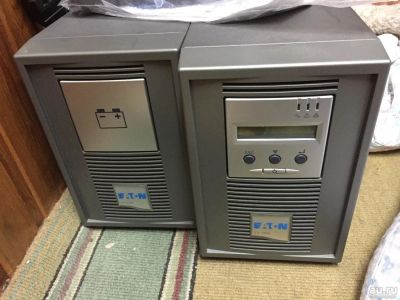 Лот: 8572866. Фото: 1. Ибп Eaton EX1500 с дополнительным... ИБП, аккумуляторы для ИБП