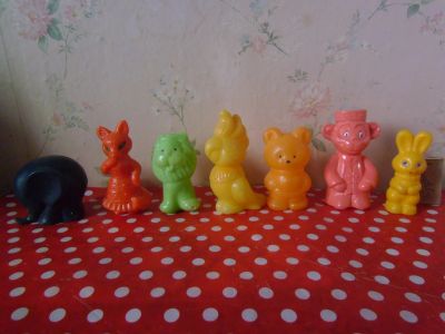 Лот: 20307600. Фото: 1. Советские пластмассовые игрушки-дутыши... Игрушки