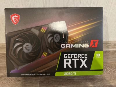 Лот: 19418141. Фото: 1. Видеокарта MSI RTX3060Ti Gaming... Видеокарты
