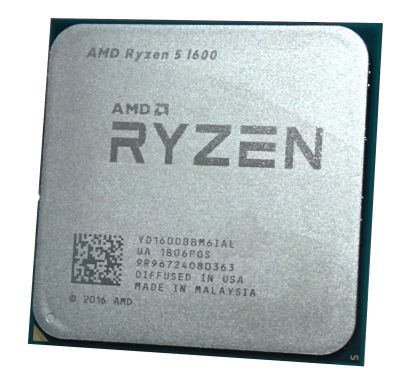 Лот: 17102115. Фото: 1. AMD Ryzen 5 1600 (6/12 ядер до... Процессоры