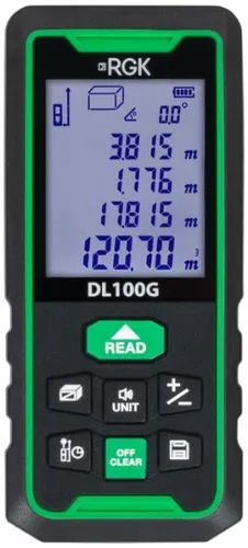 Лот: 24533375. Фото: 1. Лазерный дальномер RGK DL100G. Электроинструмент