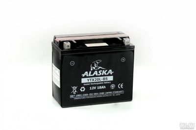 Лот: 13698119. Фото: 1. Аккумулятор Alaska YTX20L-BS. Аккумуляторы